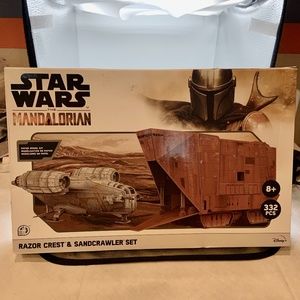Star Wars The Mandalorian Razor Crest & Sandcrawler Set Paper Model Kit 332 Pcs